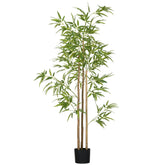6ft Artificial Tree, Indoor Fake Bamboo with Pot, for Home Office Living Room Decor