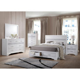 Waltz White 5-piece Queen Bedroom Set