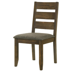 Iphigenia Nutmeg and Grey Ladderback Dining Chair (Set of 2)