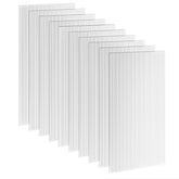 Polycarbonate Greenhouse Panels UV Protected Twin-Wall Polycarbonate Sheet 47.2" x 23.6" 10 Pack Clear