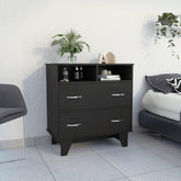 2-Drawer 2-Shelf Dresser Wenge