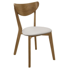 Vista and Chestnut Curved Backs Dining Chair (Set of 2)