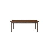 Eternity Two Tone 6 Drawer Dining Table