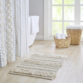 Aegisthus Texture Stripe Bath Rug Natural 20x32"