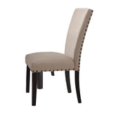 Infinity Linen & Salvage Dark Oak Finish Side Chair (Set of 2)