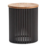 Revelation Accent Table in Natural/Black