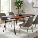 Nova Dining Table in Umber Brown