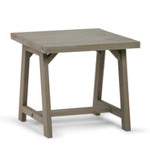 Crest - End Table - Distressed Grey