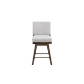 Andromache Swivel Counter Stool - Avenger Pumise (Set of 2)