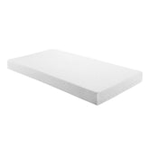 6-inch Twin Size Bed Mattress Gel-Infused Memory Foam Mattress, Firm, White, Mattress in a Box