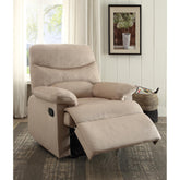 Valhalla Beige Woven Fabric Motion Recliner