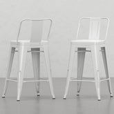 Vertex 24 inch Metal Counter Height Stool (Set of 2)