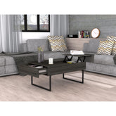 Lift Top Coffee Table 2 Dazza, One Drawer, Espresso / Onyx Finish