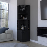 Asteroid Bar Cabinet Atanasio, Living Room, Black