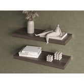 Floating Shelf Dallas, Living Room, Dark Walnut