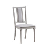 Revelation Beige Linen & Natural Finish Side Chair (Set of 2)
