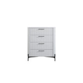 4 Drawer Chest - White