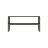 Aeneas Small Shoe Rack with Three Open Shelves, Compact Modern Shoe Organizer for Entryway or Closet, 23.6 Wide