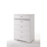 Asgard II White High Gloss Finish Chest