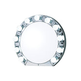 Infinity Mirrored & Faux Diamonds Accent Mirror (Assembled)