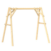 660 lbs Porch Swing Frame, A-Frame Hanging Chair Stand Only for DIY Painting, Swing Chair Stand for Backyard, Patio