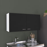 Pulsar Wall Cabinet, Two Shelves, Double Door