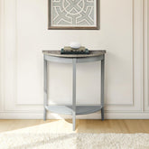 Ode Natural Oak & Gray Finish Console Table