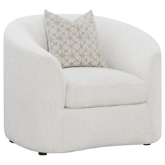 Avalon Latte 3-piece Sloped Arms Living Room Set