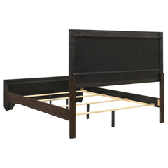 Aeneas Wood Queen Panel Bed Dark Cocoa