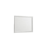 Hector Modern Style Mirror Made with wood in White(Includes Mirror Only)