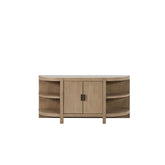 Cosmos 2-Door Console Table w/ Marble Top