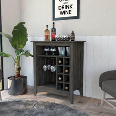 Millennium Canaan 6-Bottle 1-Drawer 1-Shelf Bar Cabinet Carbon Espresso