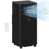 10000 BTU Mobile Air Conditioner, 441 Sq. Ft., AC Unit with Dehumidifier, Sleep, 24H Timer On/Off, Window Kit, Black