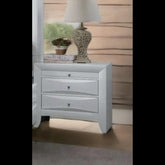 Artemis White Finish Nightstand