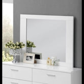 Theseus White Finish Mirror