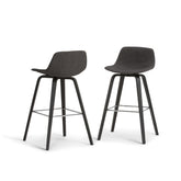 Aura Bentwood Counter/ Bar Height Stool (Set of 2)