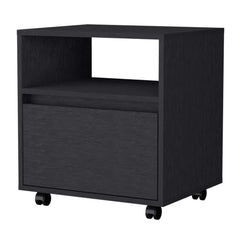 Wenge 1-Drawer Nightstand
