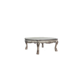 Chronos Vintage Bone White Finish Coffee Table