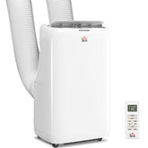 14000 BTU Portable Air Conditioner, Inverter & Dual Hose AC Unit w/ Cool, Dehumidifier, Fan, for 700 Sq. ft, Window Kit