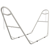 Hammock Stand, Portable Adjustable Steel Frame Hammock Stand, Weather Resistant, 10.3', 550 lbs. Capacity, White