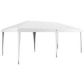 10' x 19.2' Outdoor Gazebo Pop Up Canopy Party Tent with Carrying Bag, White
