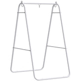 Hammock Chair Stand Only Heavy Duty Solid Steel A-Frame for Hanging Hammock, Egg Chair, Max Load 330 LBS, White