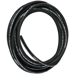 Bostome 50ft hydraulic hose with 1/2" ID and 2-wire braid for high-pressure fluid transfer.