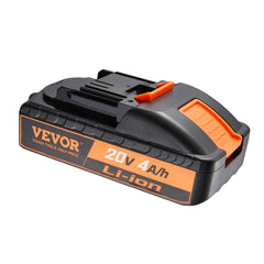Bostome 20V 4.0Ah lithium-ion battery for power tools, black with orange accents.