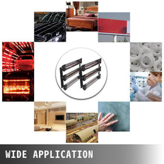 Bostome 3000W infrared paint curing lamp with three lamps and a 47.2x39.3-inch coverage area.