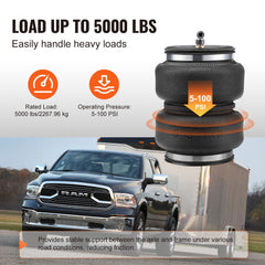 Bostome Air Bag Suspension Kit for 2014-2023 Dodge Ram 2500 with adjustable air pressure.