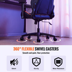 Black 28-inch heavy duty office chair base with five-star design and smooth casters.