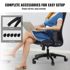 Black 28-inch heavy-duty office chair base with five-star design and smooth casters.