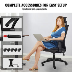 28-inch nylon five-star office chair base replacement with casters and cylinder.