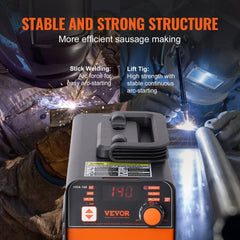Bostome ARC Stick Welder 110V 100A with digital display, controls, and stable structure.